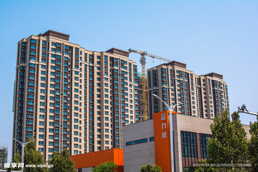 城市高层住宅建筑群景观