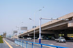 城市高架桥及道路景象
