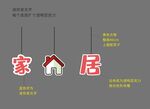 超市分类家居发光字