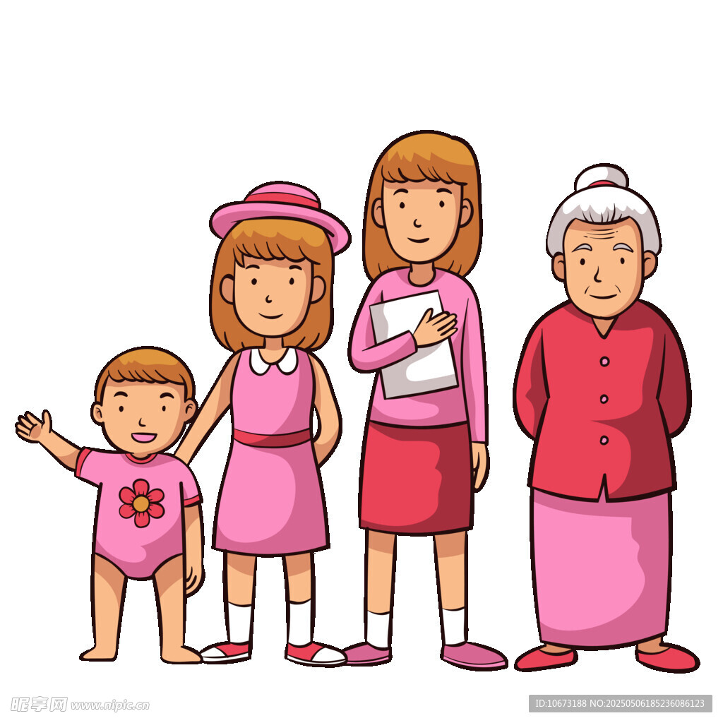 人生不同阶段的形象