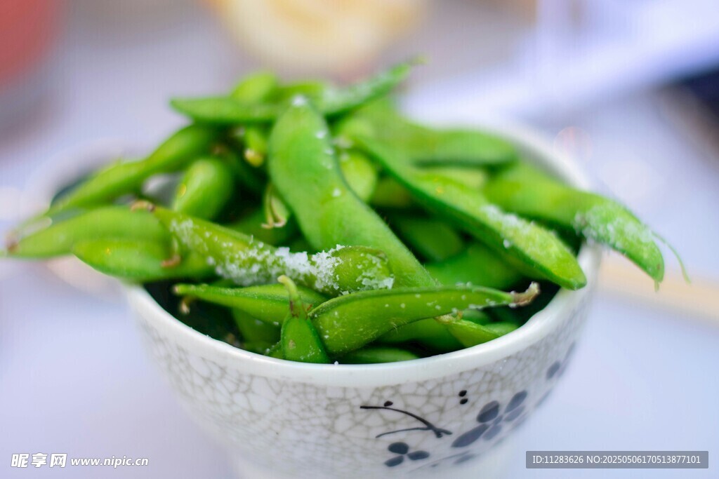 碗中鲜嫩甜豆