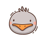 可爱卡通鸭子头像