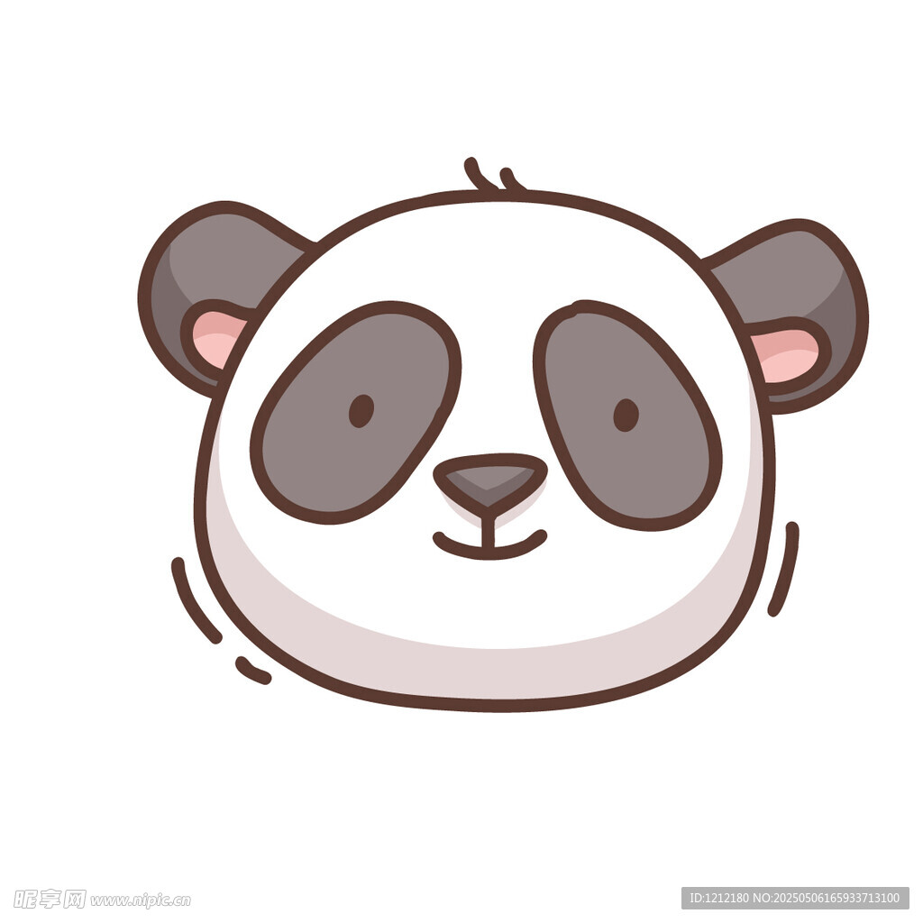 可爱熊猫头像