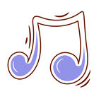 紫色音符图标