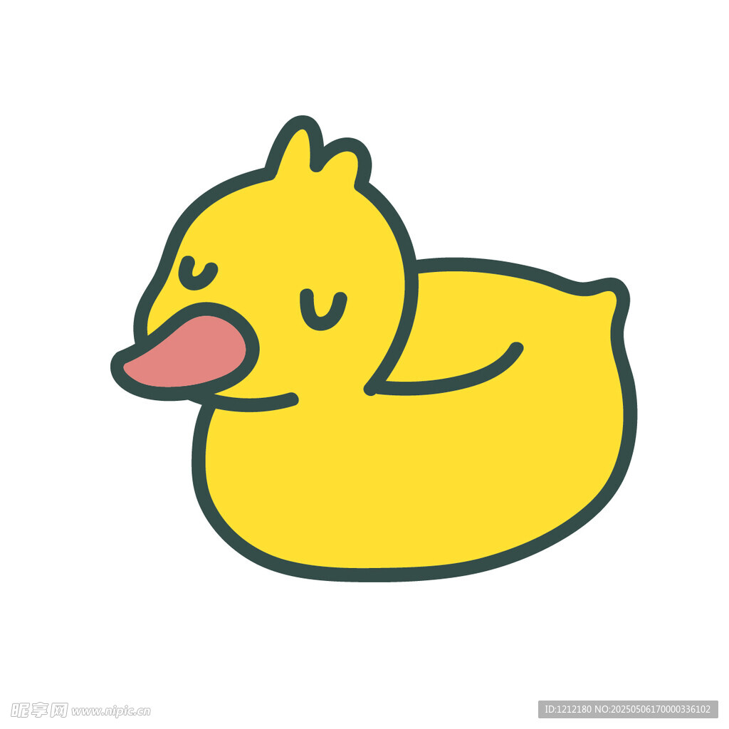 可爱小黄鸭卡通形象