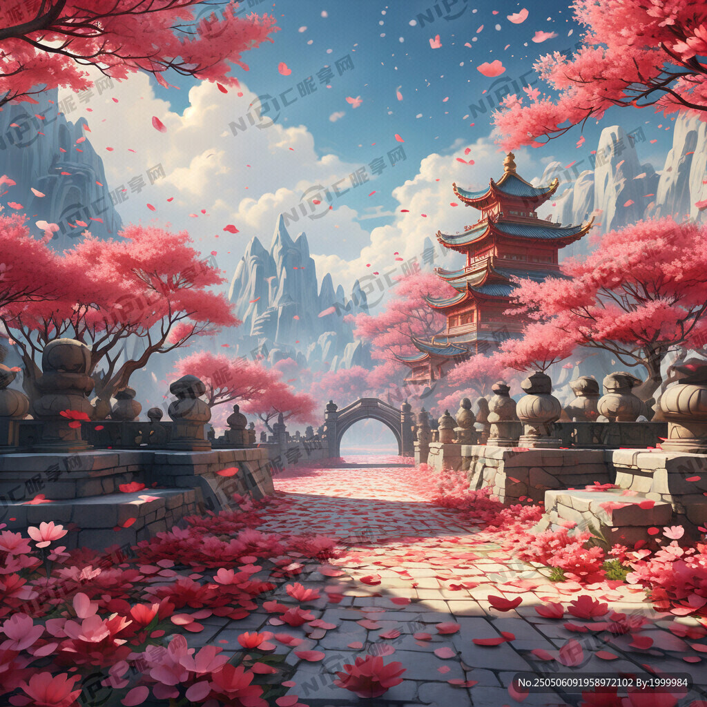 游戏梦幻唯美新中式风景 超高清