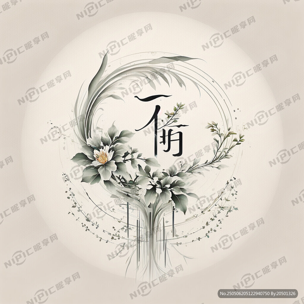 中国风 耕隐院首字母 企业标志