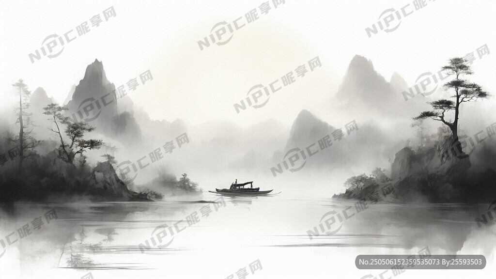 山水云雾缭绕