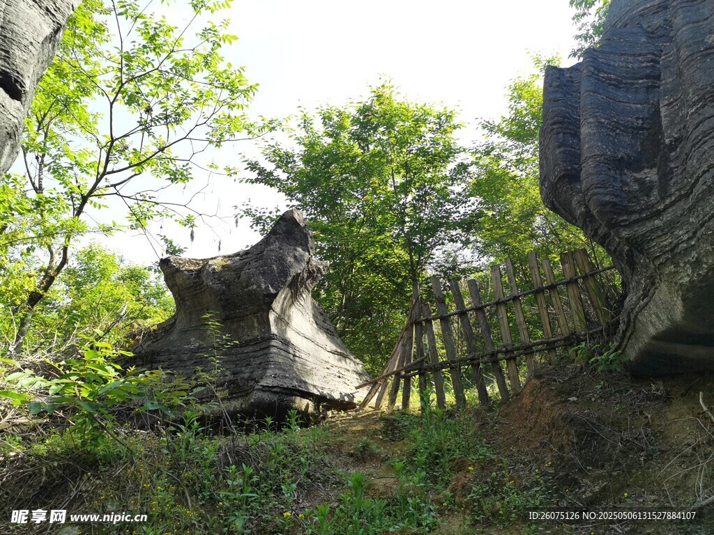 山林岩石