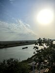 淮河畔夕阳美景