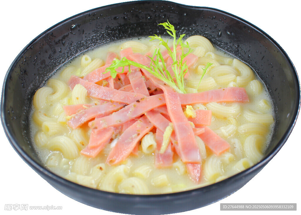 火腿豌豆浓汤轻食免抠图