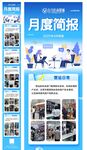 月度总结长图