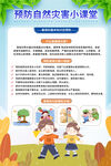 预防自然灾害小课堂海报