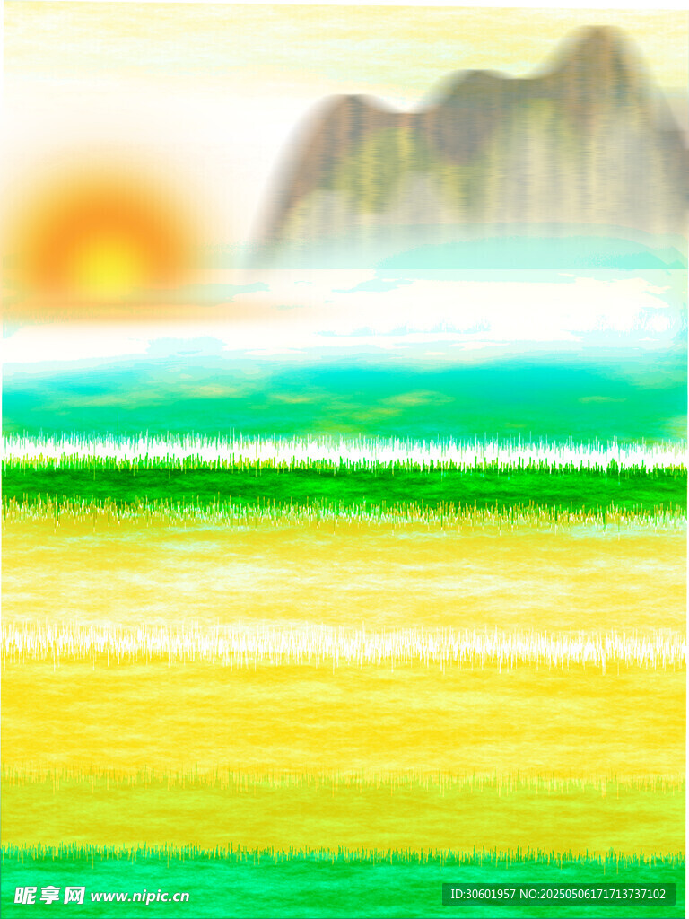 自然风光插画