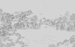 水墨山水图景
