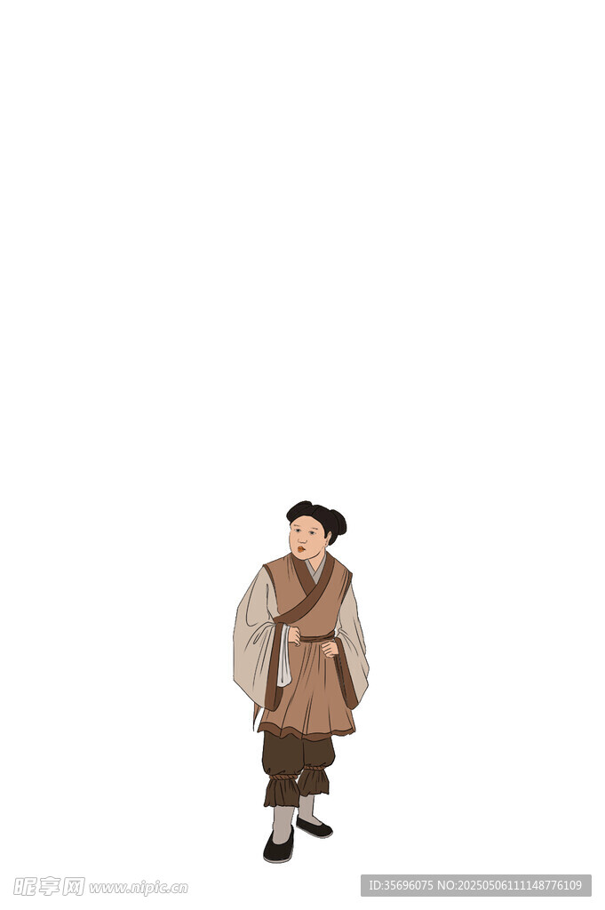 复古装扮人物形象展示