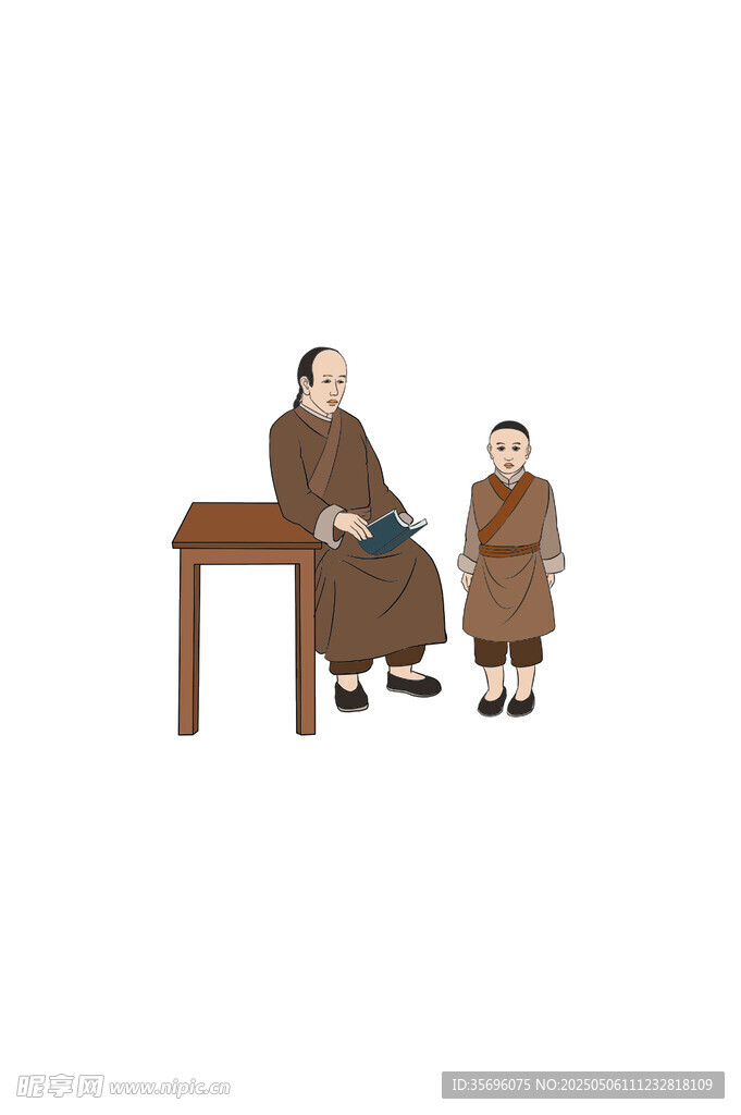 古代师徒场景