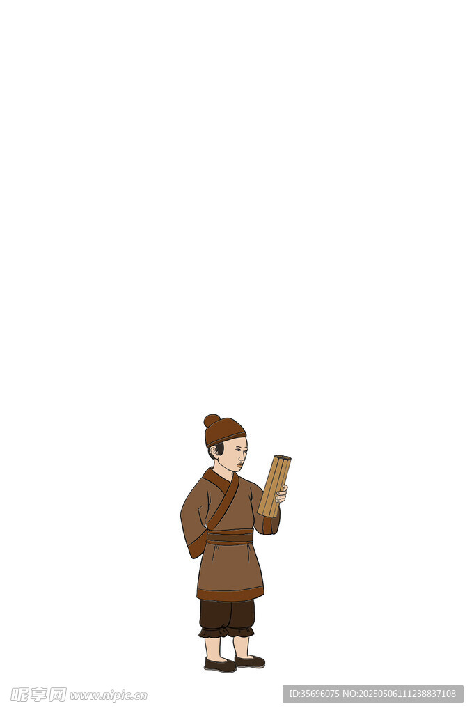 古代书生形象人偶