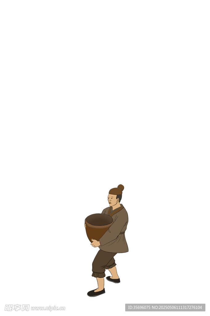 古代提物人物形象
