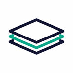 多层堆叠几何图形图标