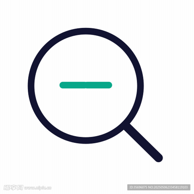 缩小搜索图标