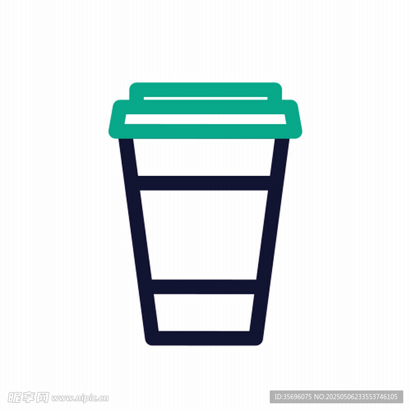 简约风外带咖啡杯图标