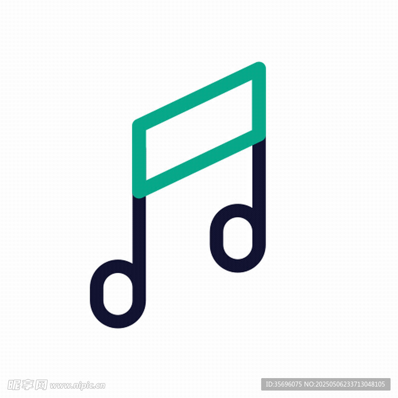 简约音乐符号图标