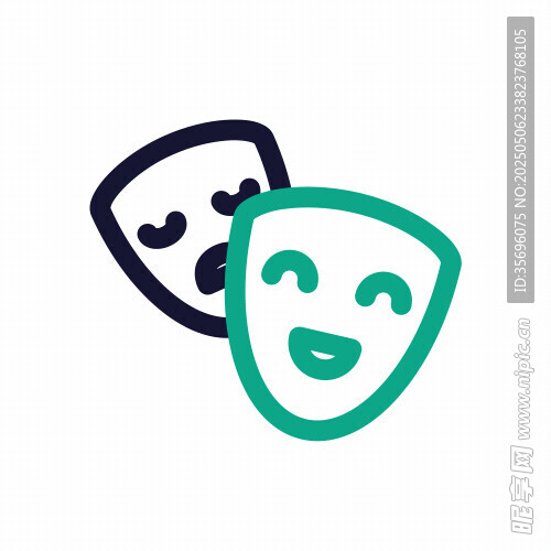 戏剧面具图标