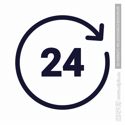 24小时服务图标
