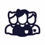 三人团队图标形象