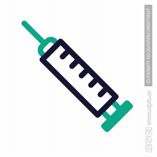 简约风格注射器图标