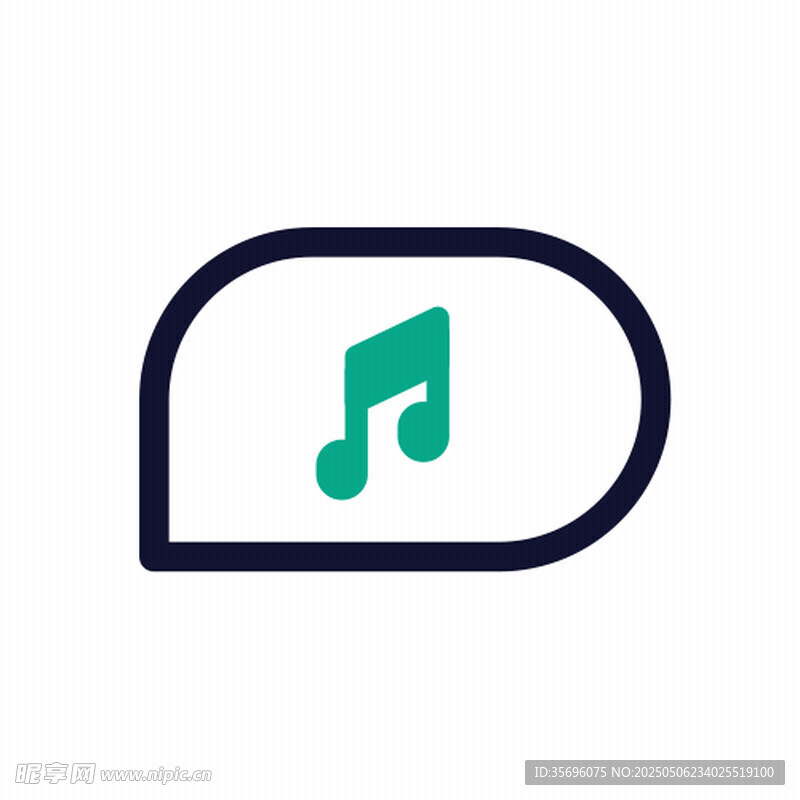 音乐语音图标设计元素