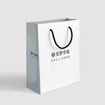 白色纸质手提袋样机二