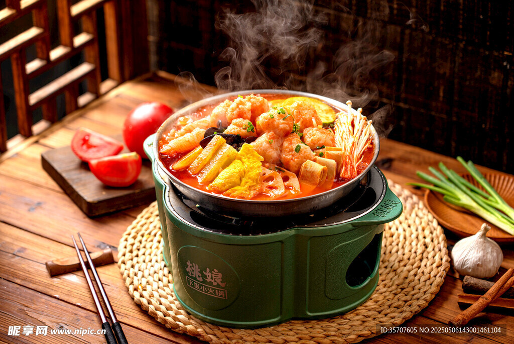 热气腾腾的美味火锅料理