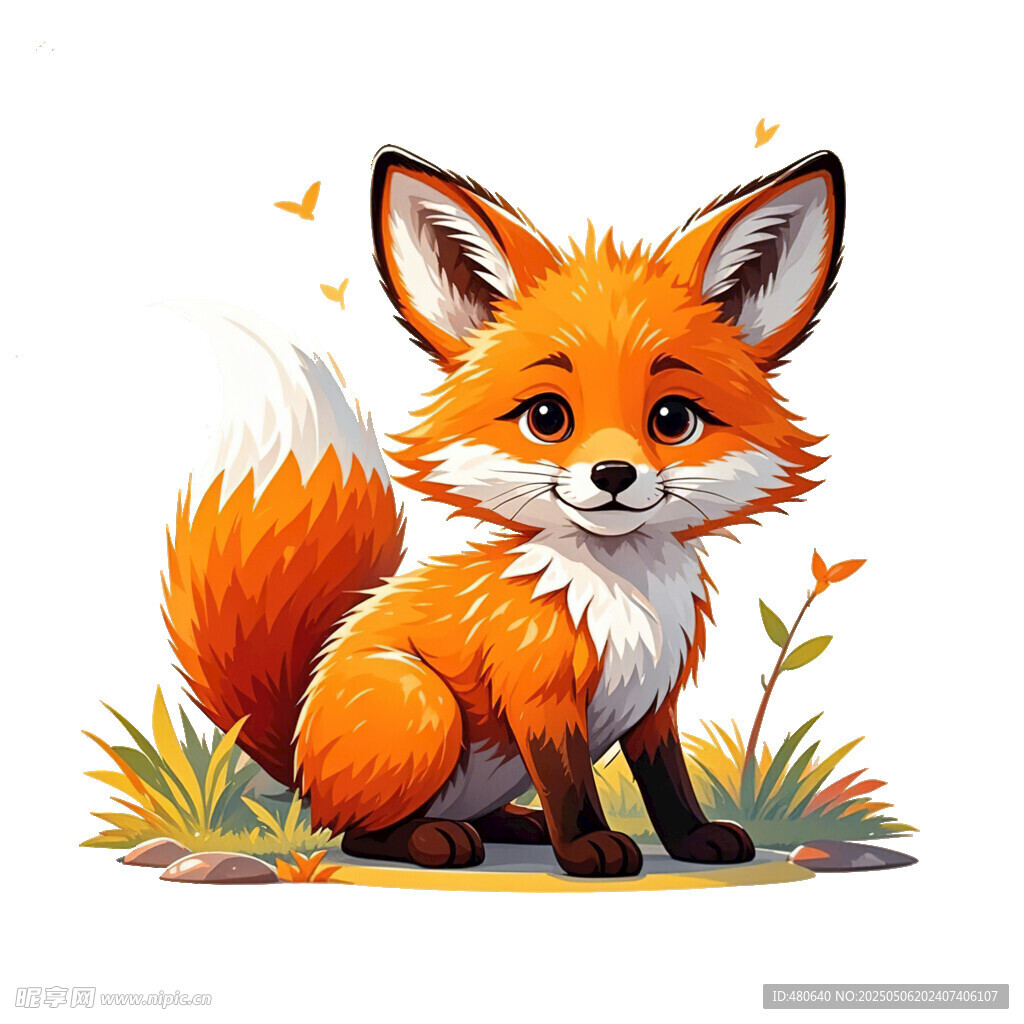 卡通狐狸插画