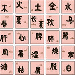 中医五行养生相关文字展示