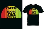 猫咪主题趣味T恤展示