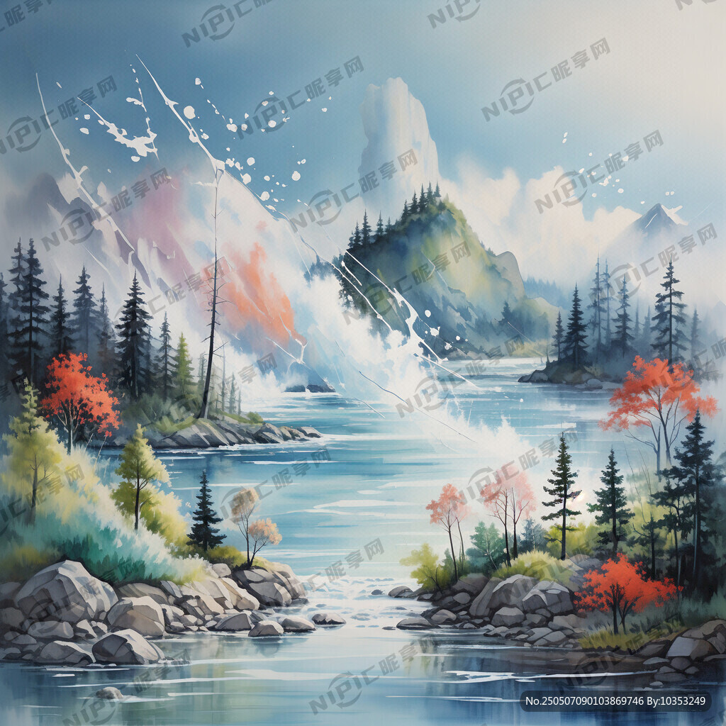 青山绿水蓝天 倡导绿色生活方式