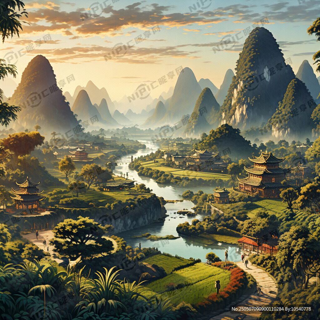 广西风光 自然风景 山水田园