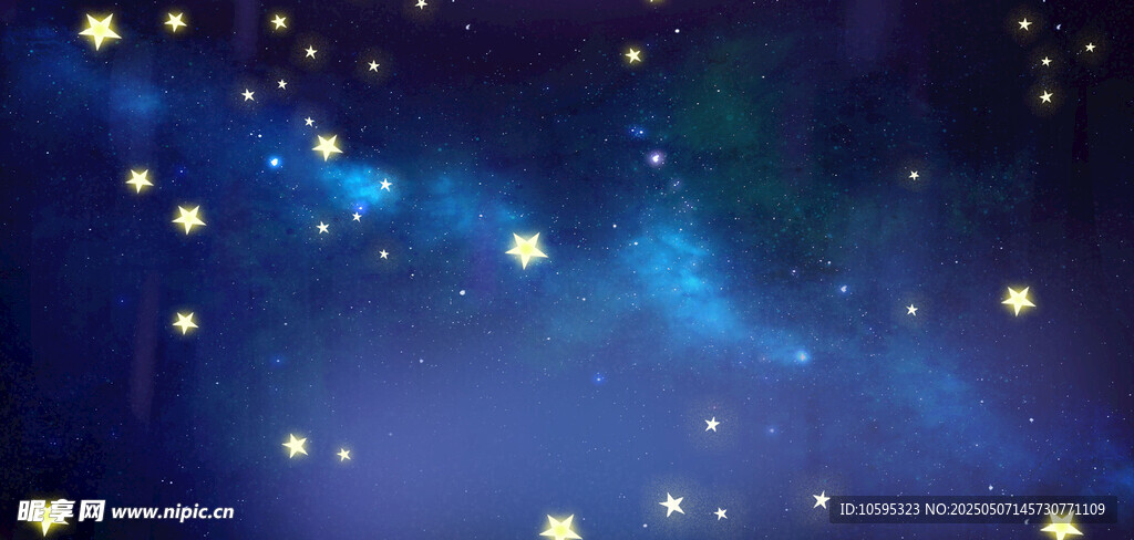 梦幻星空背景图