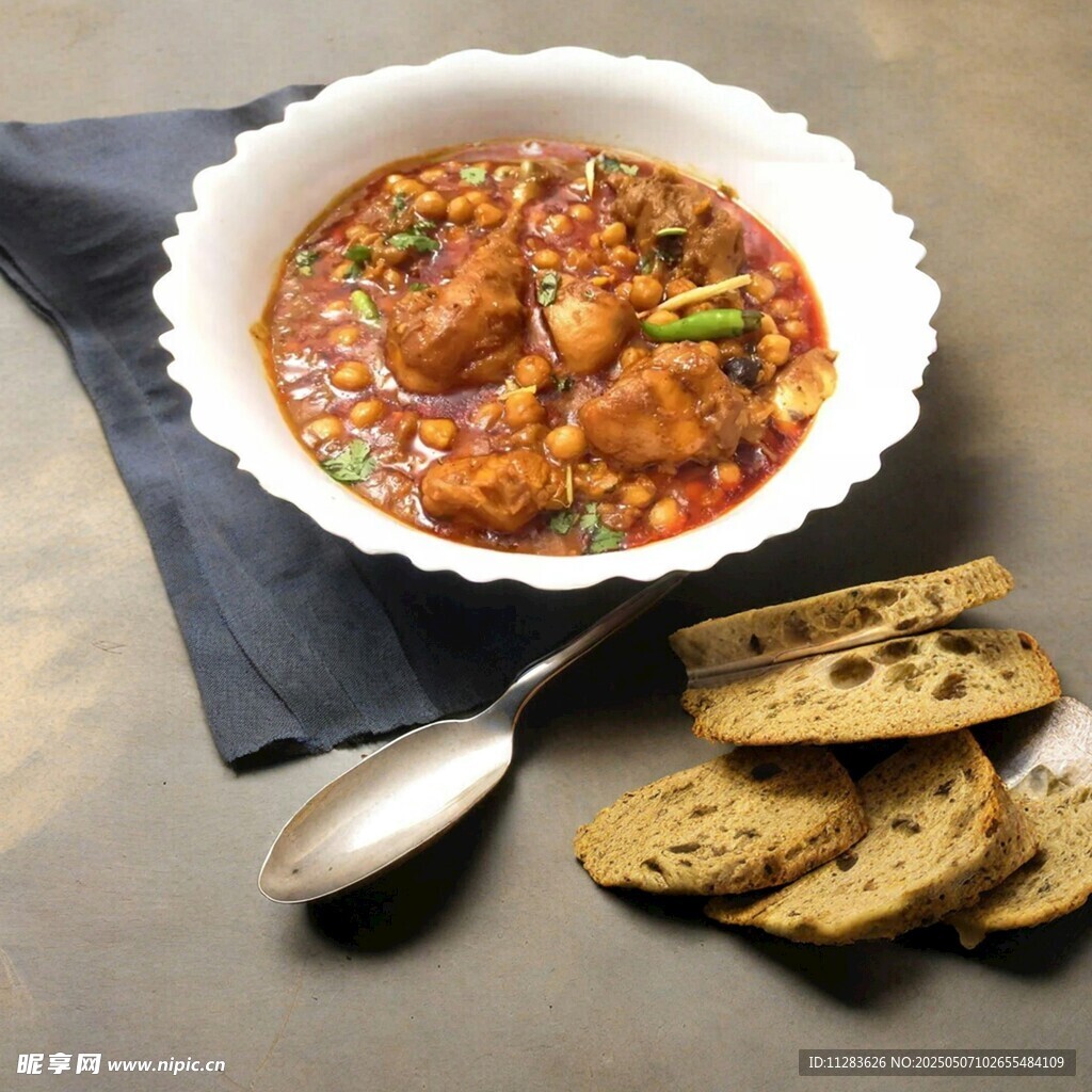 咖喱鸡腿饭
