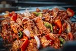 美味烤肉串 色彩诱人