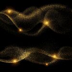 金色粒子曲线