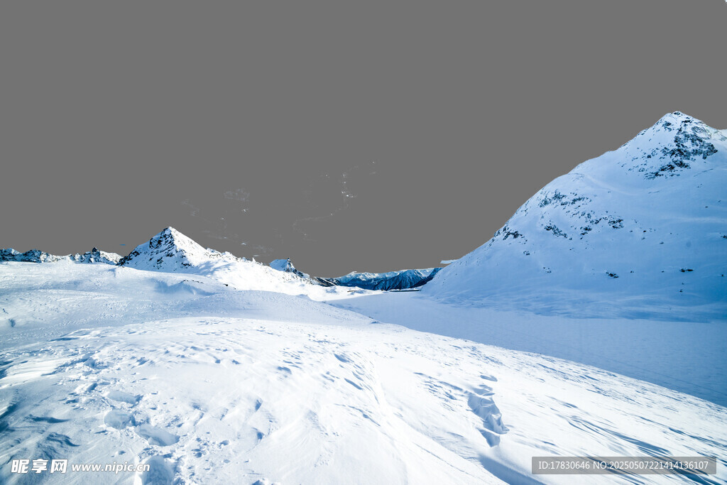 雪山壮丽景致