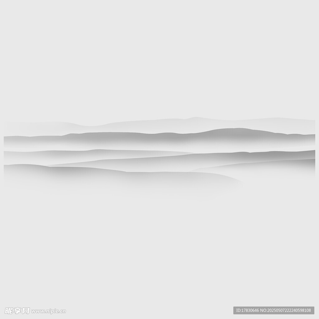 简约白色波浪线条背景图