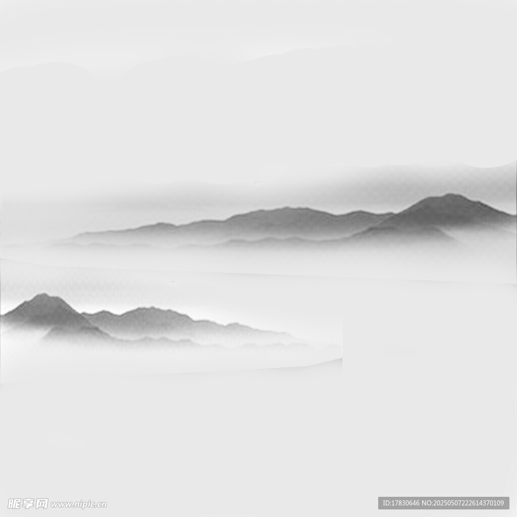 水墨山水意境图