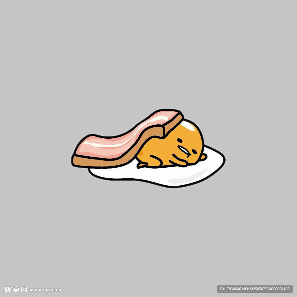 培根上的猫咪