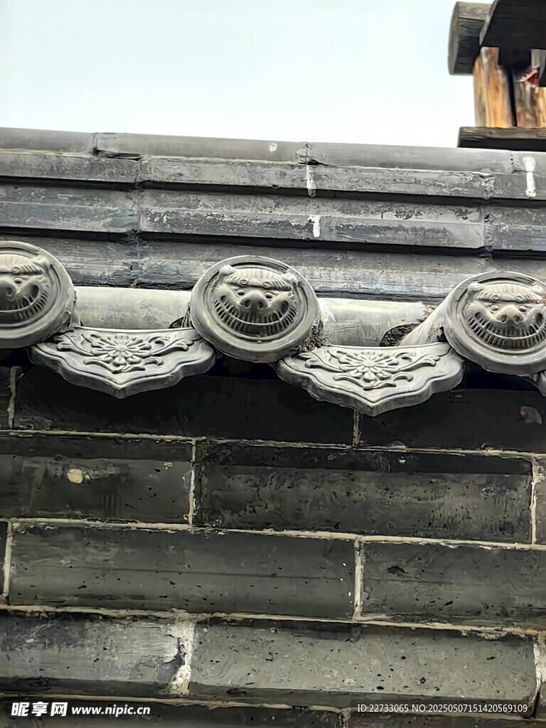 中式古建筑屋檐装饰