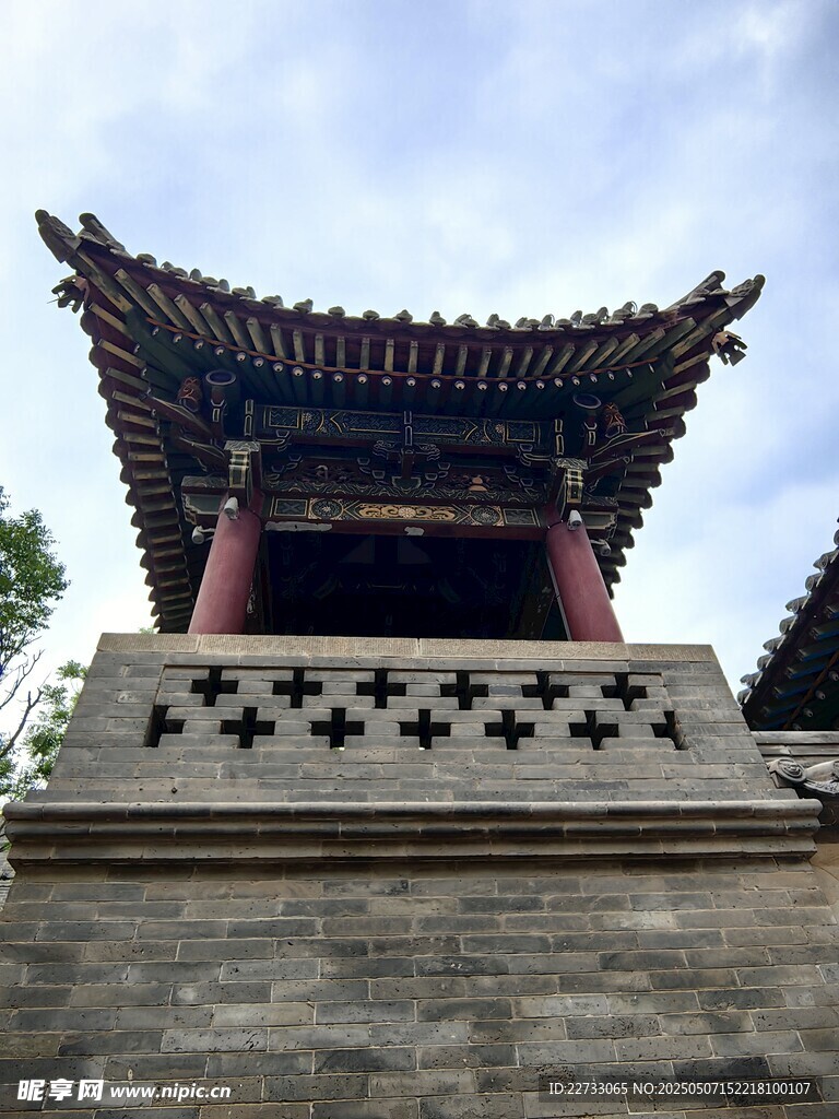 中式古建筑一角