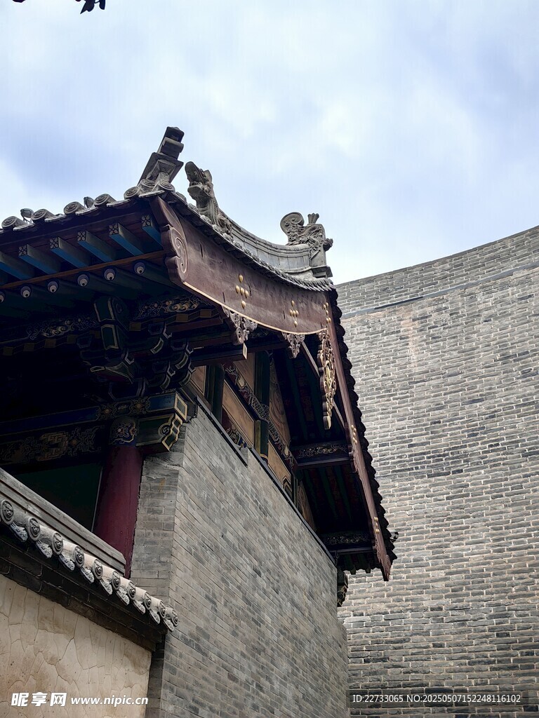 中式古建筑屋檐